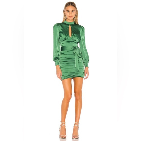 New! Majorelle Bristol Green Mini Dress 💚 XS - Picture 2 of 15
